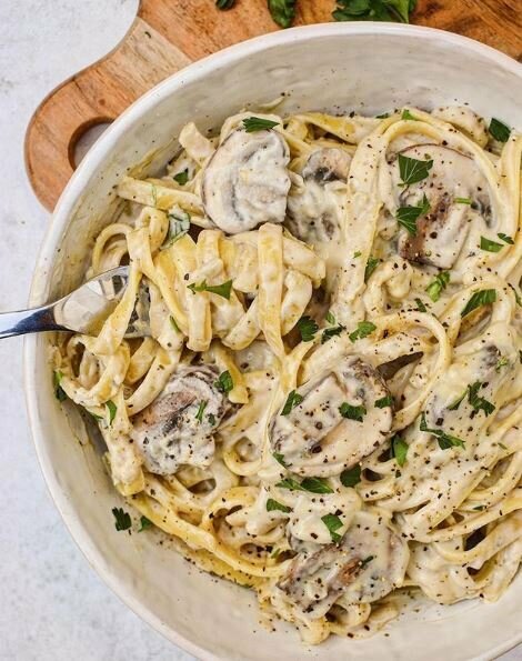 Recipe: Vegan Mushroom Fettuccini Alfredo - Great Performances