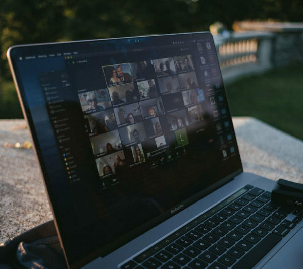 Wedding guests join via video calls